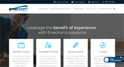 Desktop Screenshot of enertronllc.com